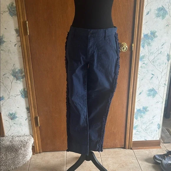 Tory Burch Dark Blue Ankle Jeans - Picture 1 of 5